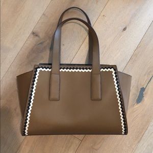 Loeffler Randall tan/brown tote handbag